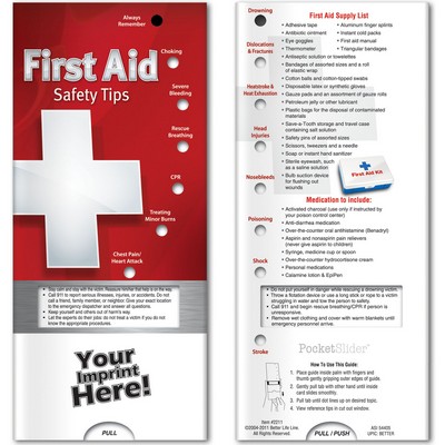 Pocket Slider - First Aid: Safety Tips