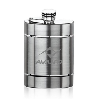 Larsson Hip Flask - 6oz Stainless Steel