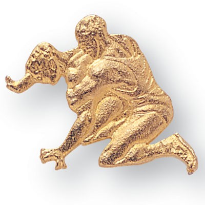 Wrestling Chenille Letter Pin