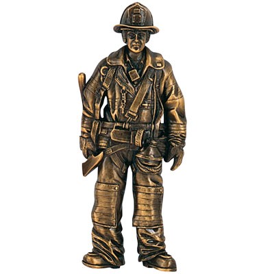 5-5/8" Antique Fireman Plaque Mount