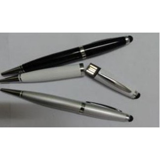 Metal USB Pen w/Stylus