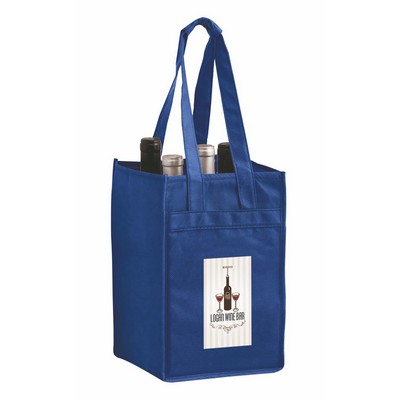 EnduraChrome™ 4 Bottle Wine Tote Bag