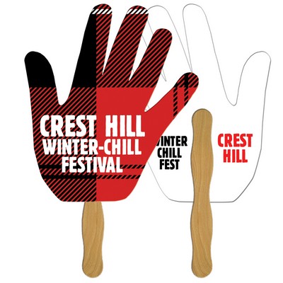 Open Hand Fast Hand Fan (2 Sides) 1 Day