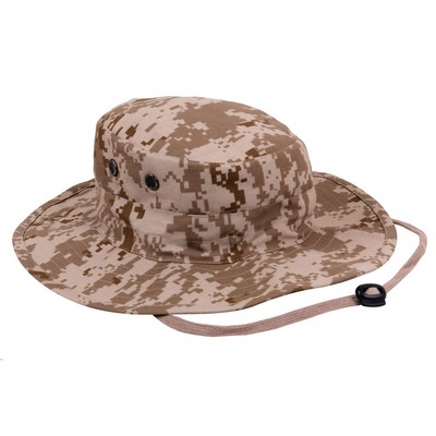 Military Type Adjustable Boonie Hats - Desert Digital Camo