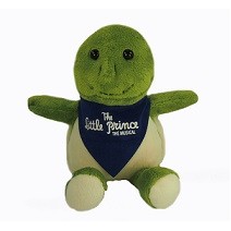 6" Lil' Turtle Stuffed Animal w/Bandana & One Color Imprint