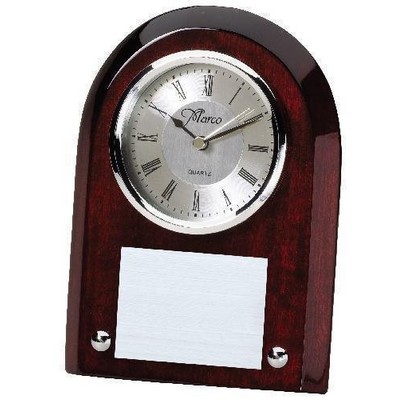 Rosewood Clock, 7 1/4"H