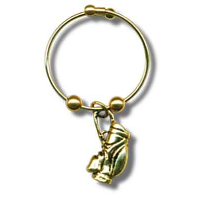 Stock Wine Charm- Golf Bag