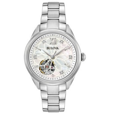 Bulova Women's Silver Tone Automatic Bracelet Watch