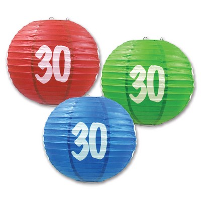 "30" Paper Lanterns