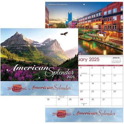 American Splendor Stapled Wall Calendar