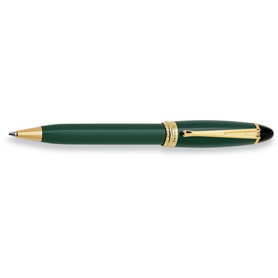 Luxury Line Aurora Ipsilon Resin Green & Gold Ballpoint Pen