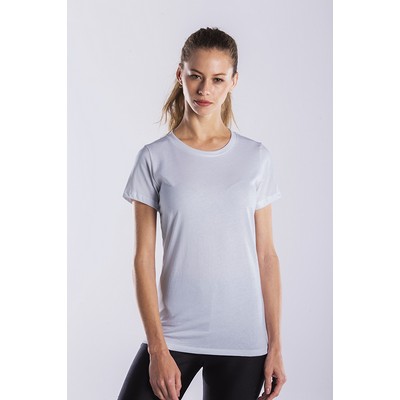 Women's Short Sleeve Garment Dye Jersey Crew Shirt