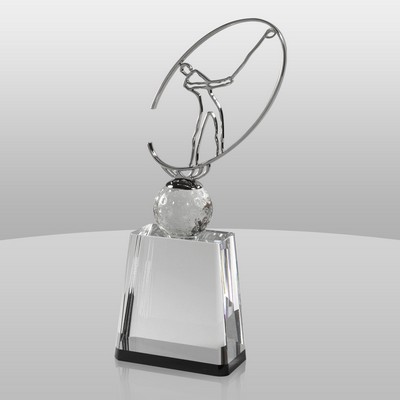 Medium Crystal Golfer Award