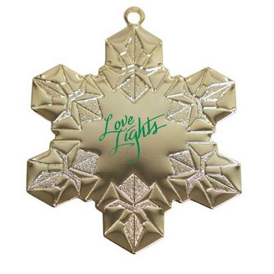 Stipple Snowflake Ornament