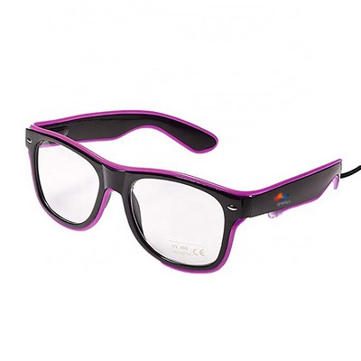 LED EL Bright Glasses