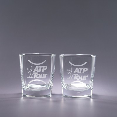 10.5 Oz. Geo On The Rocks Glasses (Set of 2)