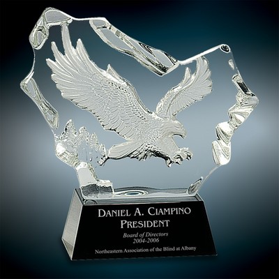 Crystal Carved Eagle Award