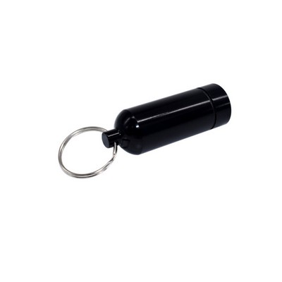 Waterproof Mini Aluminum Cylinder Pill Box