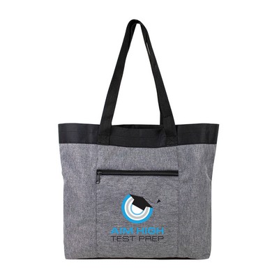 Heather Gray Open Tote