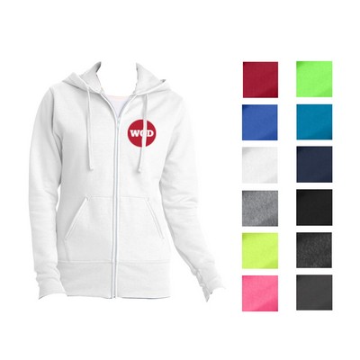 Women's Full-Zip Sweatshirt with Hood