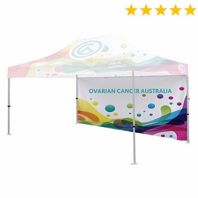 15' Tent Full Wall (Dye Sublimated, Single-Sided)