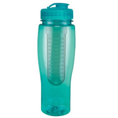 24 Oz. Translucent Contour Bottle w/Flip Top Lid & Infuser