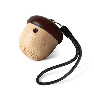 Nut Shape Wireless Speaker w/Strap