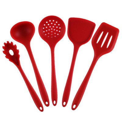 5 Piece Silicone Kitchen Tool Set