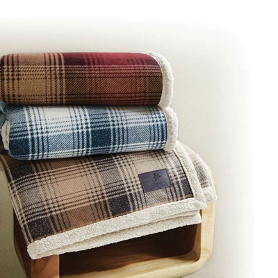 Cottage Plaid Throw (Laser Patch)