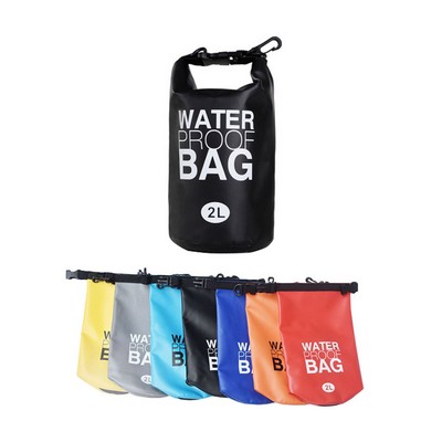 2 Liter Floating Waterproof Dry Bag w/Shoulder Strap