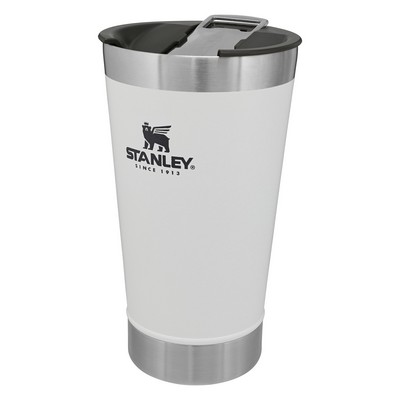 Stanley Drinkware Classic Stay Chill Beer Pint Tumbler, 16 Oz, Polar