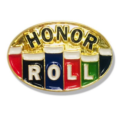 Honor Roll Oval Lapel Pin (1" x 5/8")