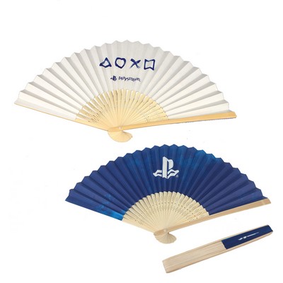 Double Sides Printed Folding Fan