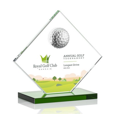 VividPrint™ Golf Award - Barrick/Green 6" High