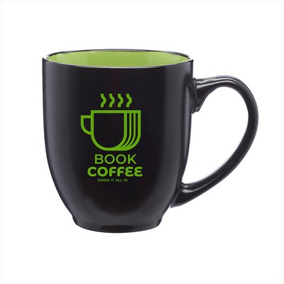 16 oz. Hidden Hue Ceramic Bistro Mug (1 Color Imprint)