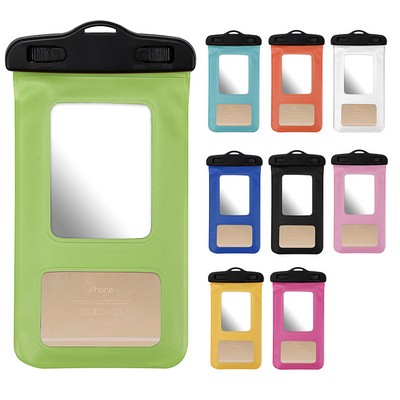 Waterproof Bag for Smart Phone w/PVC Mirror