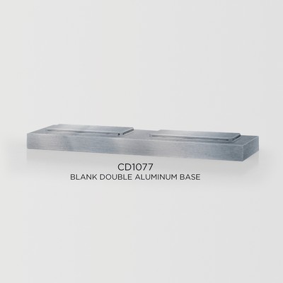 Stackable Blank Double Aluminum Base