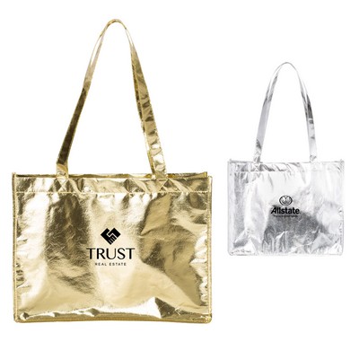 Metallic Large Tote