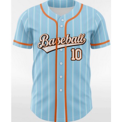 Sublimated Elite Full Button Baseball Jersey