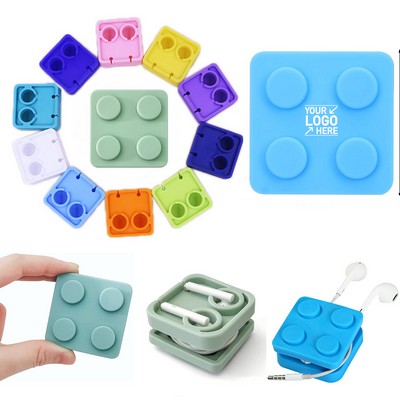 Silicone Line Winder Building Blocks Cable Organizer