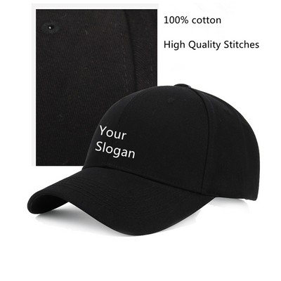 Cotton Dad Hat Cap Adjustable Baseball Cap Polo Style