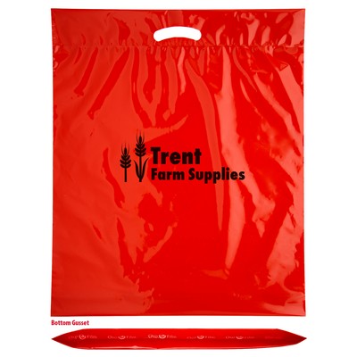 Fold Over Die Cut Handle Bags DEGRADABLE FILM!!