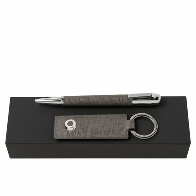 Set HUGO BOSS (ballpoint pen & key ring)