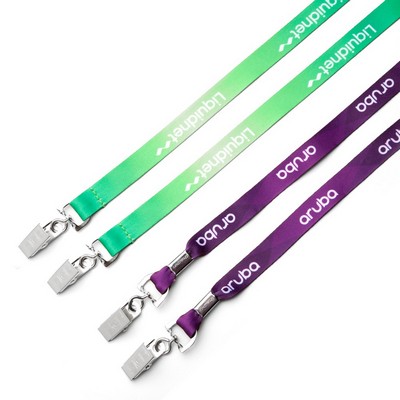 5/8" Double Ended Dye Sublimated Lanyard