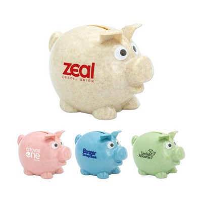 Wheat Piggy Bank