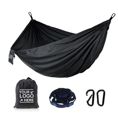 Outdoor Double Swing Nylon Camping Hammock