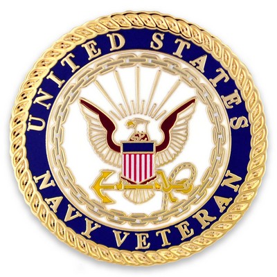 Officially Licensed U.S. Navy Veteran Cloisonné Pin