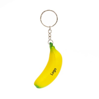 2 in 1 Banana Keychain and Stress Reliever