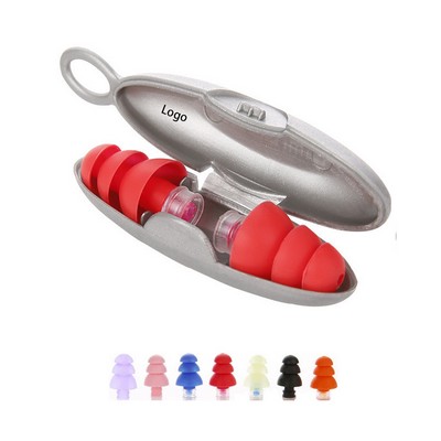 Three-Layer Silicone Noise Cancelling Earplugs