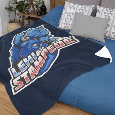 Large Printed Sherpa Blanket (60'' x 80'')